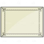 Simple Frame with Minimal Floral Pattern